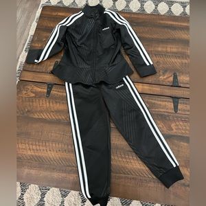 Girl Adidas Track Suit Size 5
